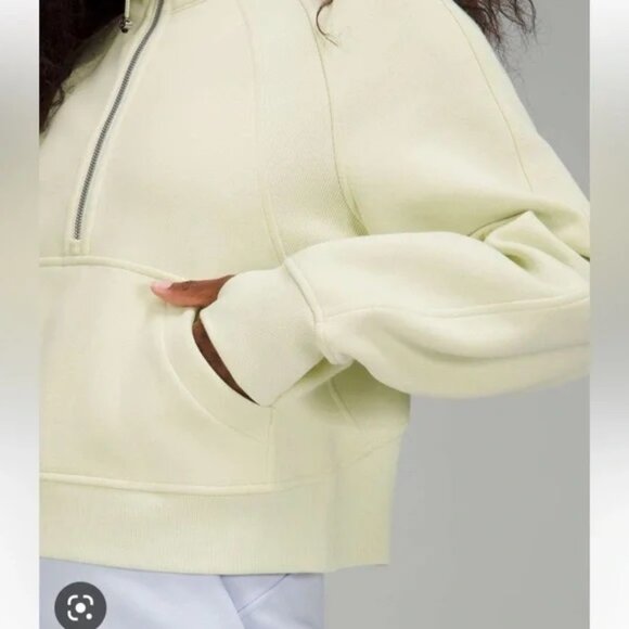 EUC LULULEMON OVERSIZED HALF ZIP HOODIE, XS/S - Picture 3 of 12